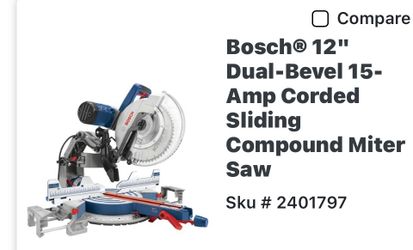 Bosch compound sliding miter saw