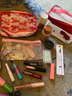 Mixed Makeup Lot with Sanrio Cosmetic Bags