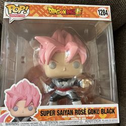 Funko Pop Animation Dragon Ball Super Saiyan Rose Goku Black #1284 Jumbo NEW