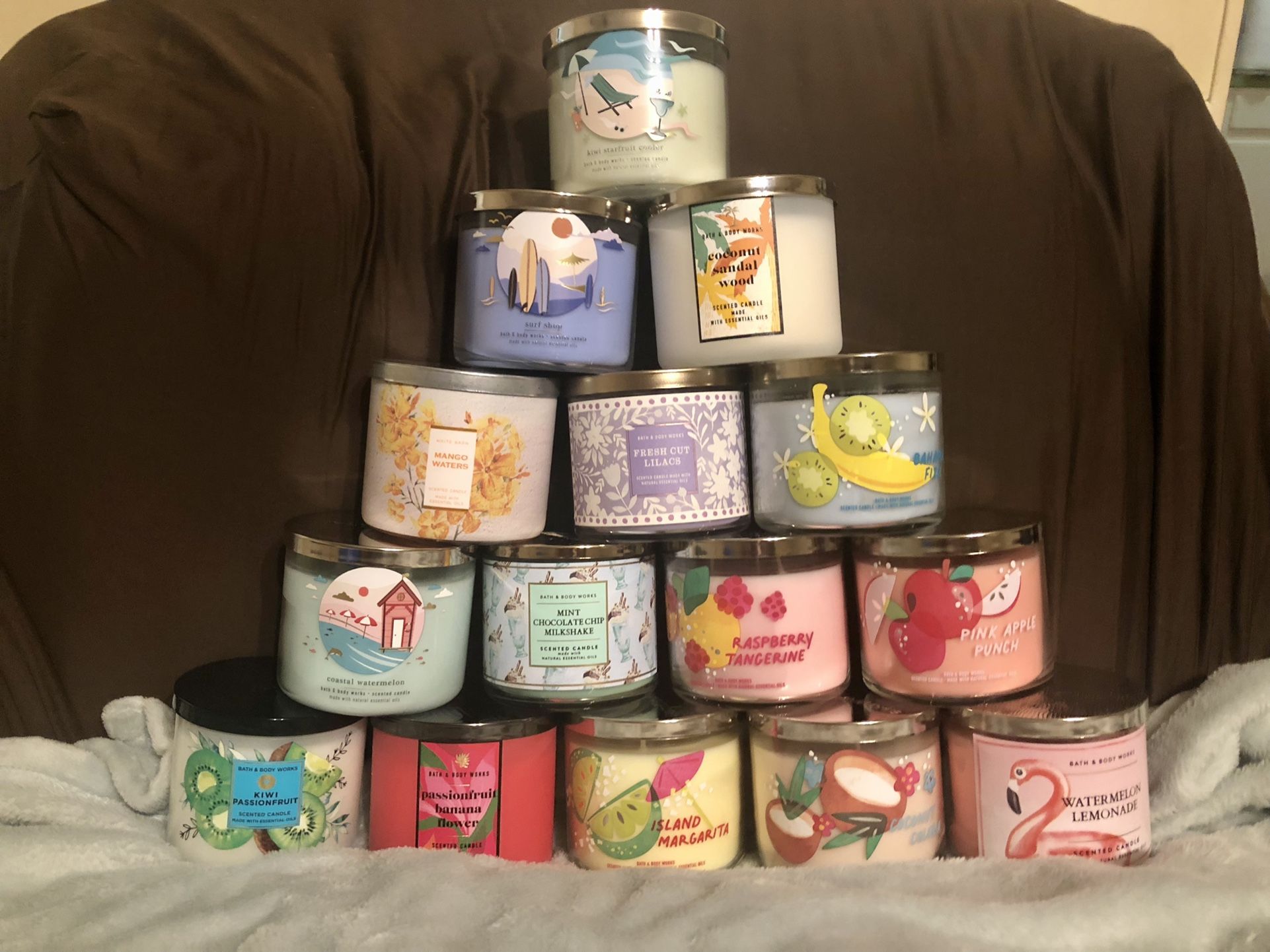 Bath & Body Works 3-wick Candles