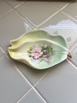 Lefton China porcelain trinket dish