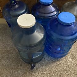 Selling Five - 5 Gallon Water Containers 