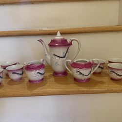 Vintage Japanese dragon tea set