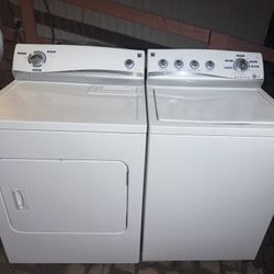 Washer And Dryer Set White Electric Kenmore 