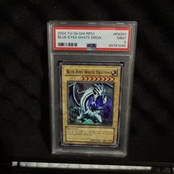 Blue Eyes White Dragon Retro Pack PSA 9