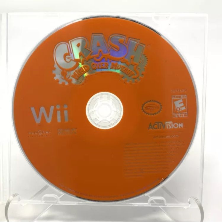 Crash Mind Over Mutant Wii Disc Only (Nintendo Wii, 2008) Tested Working, Clean