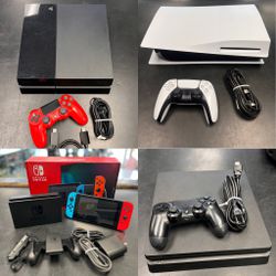 PlayStation 4 & PS5, Xbox Series X, Switch & More 