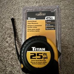 Titan 25 Ft Measuring Tape 10906