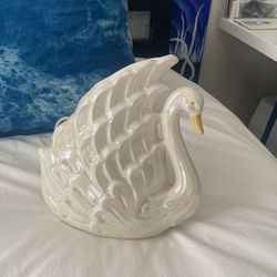 Vintage Swan Lamp