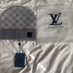 Grey Louis Vuttion Beanie