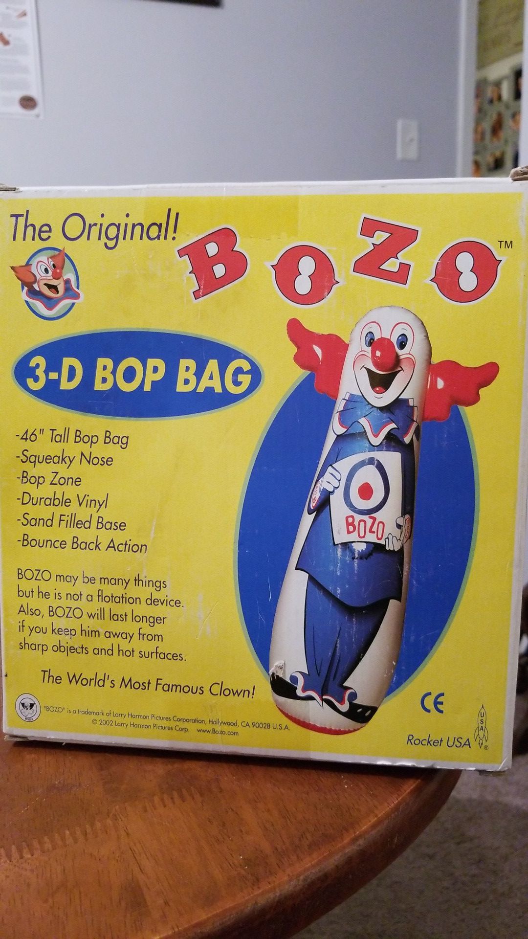 Bozo The Clown 3D BOP BAG