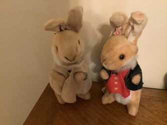 Vintage Bunny Set Good Condition For Age 