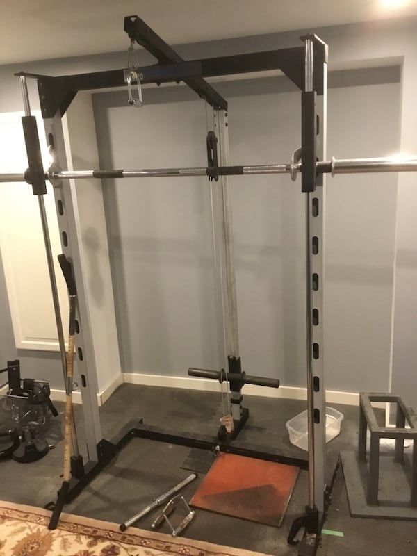 Squat Rack (Weider Pro 355) Home Gym, Smith Machine