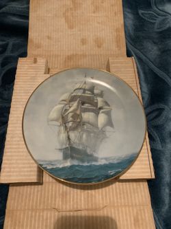 Collectible Plate The lightning In Lifting Fog
