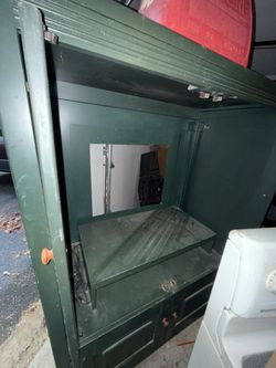 Green TV Cabinet/Entertainment Center