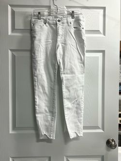 KUT From The Kloth Carlo Ankle Skinny White Denim Jeans - Size 6 - VGUC