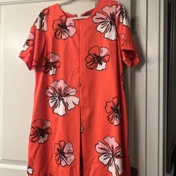 Vince Camuto Size 14 Floral Dress