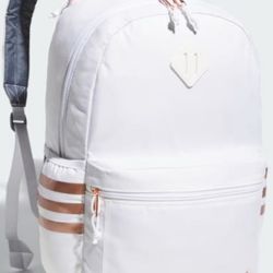 Adidas Backpack White/ Rose Gold 