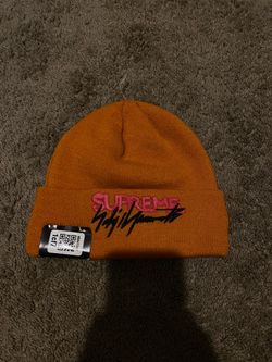 Supreme Beanie Hat Orange with Tag