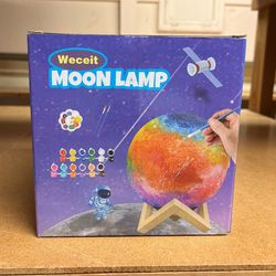 Paint Your Own Moon Lamp! New In Box!