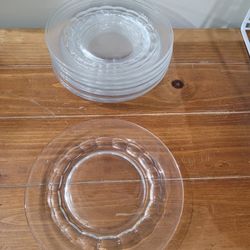 8 Dessert/sandwich Plates. 7.5" Across