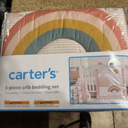 3 Piece Crib Bedding Set (Unopened/Unused)
