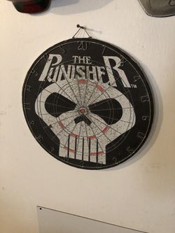 The punisher Dart board