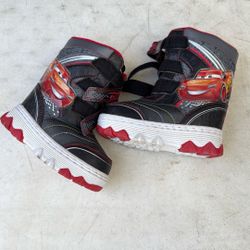 Lightening McQueen Snow Boots 