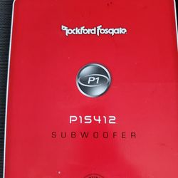 12 Inch Subwoofer Rockford Fosgate 