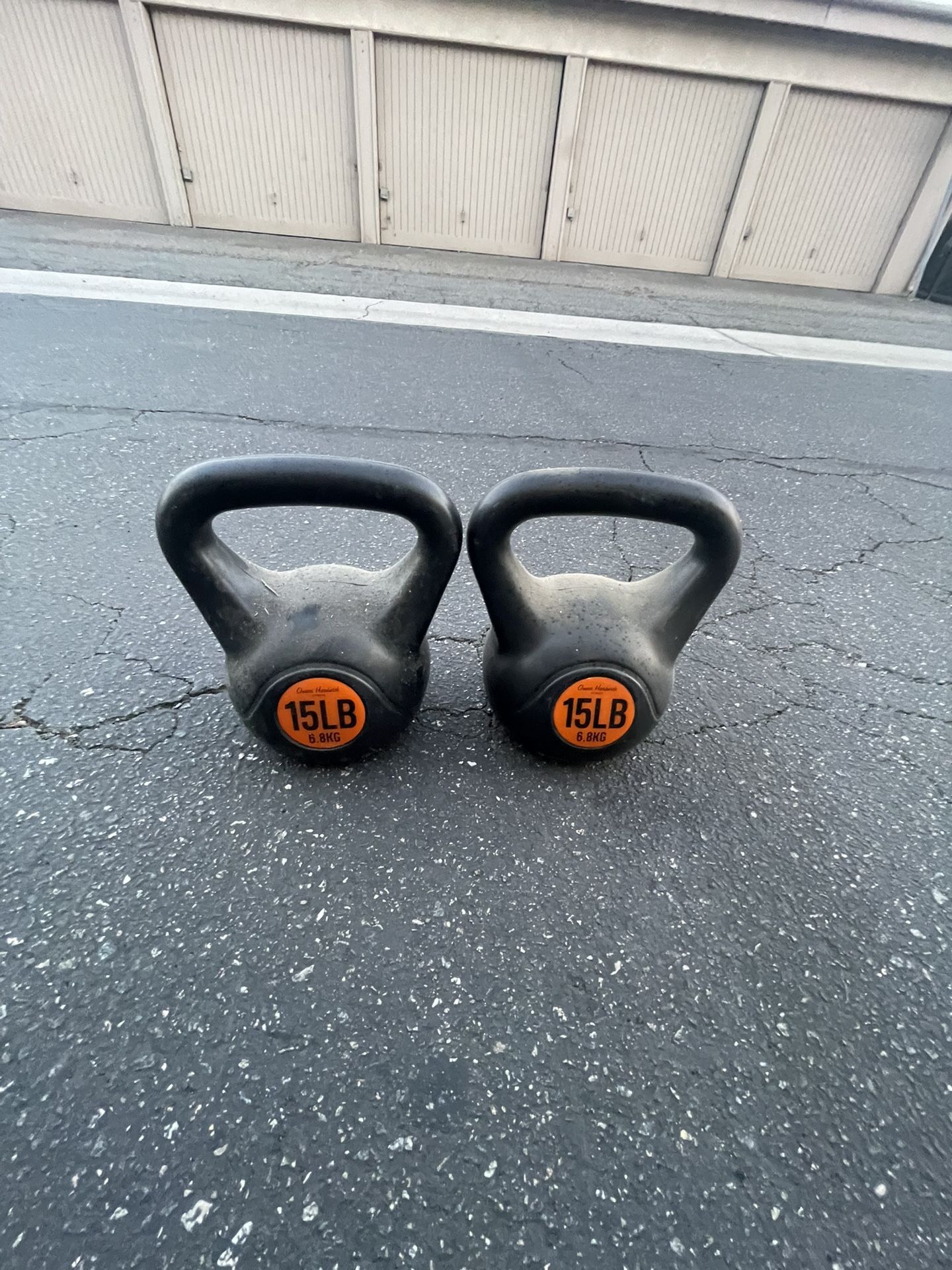 Pair Of 15 Lbs Kettlebell Weights - $25 OBO