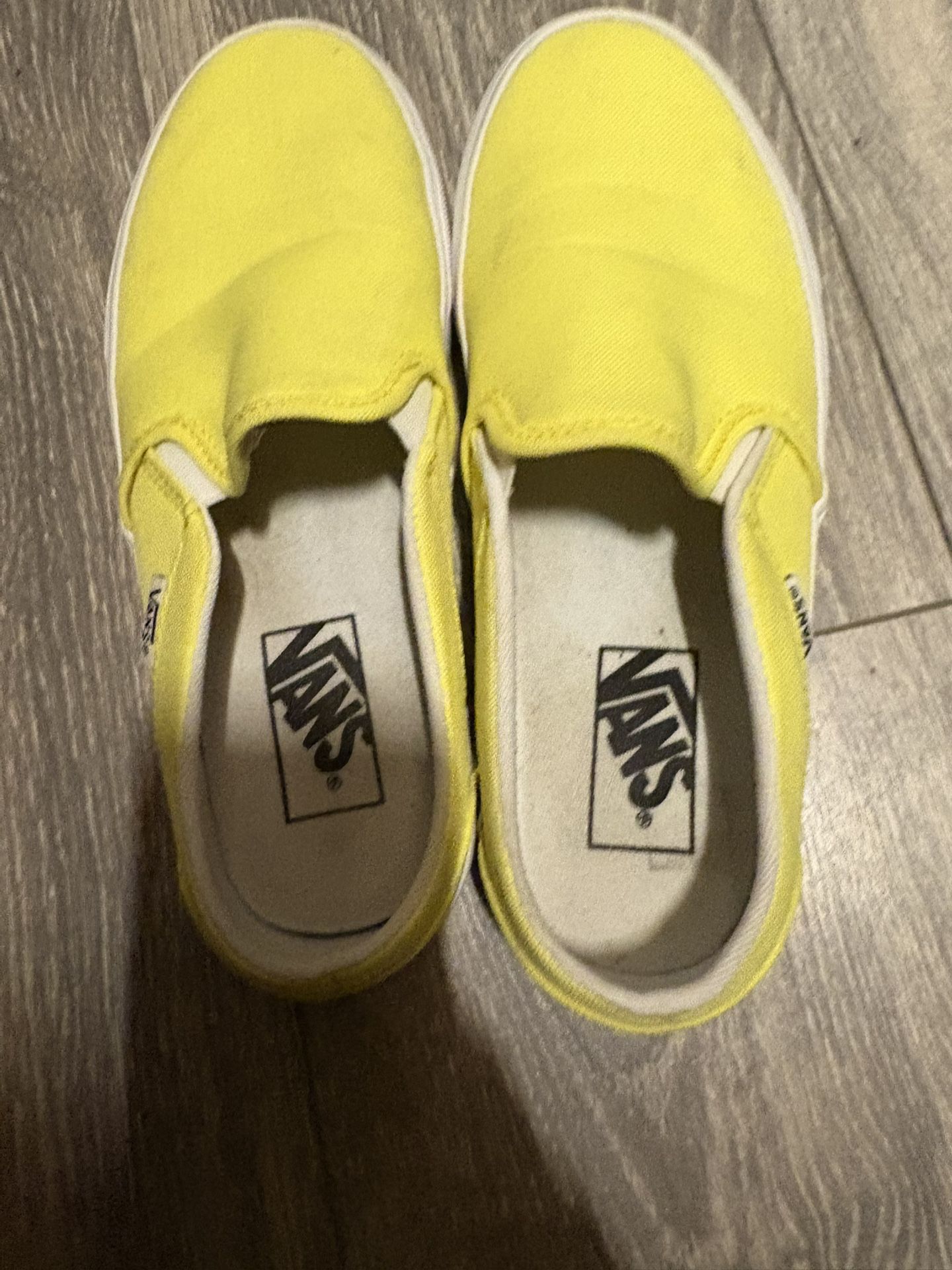 Yellow Slip On Vans