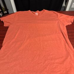 2XL Orange Oakley V-Neck T-Shirt