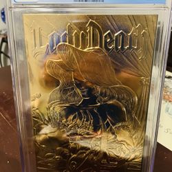 Lady Death 1 Gold Foil Wraparound Cover Cgc 9.6