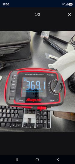 Snap on digital multimeter