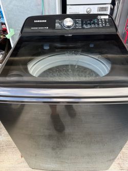 Samsung Washer 5.0 cu 3 months warranty delivery and installation available