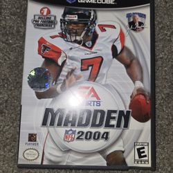 Madden NFL 2004 (Nintendo GameCube, 2003) Disc & Case No Manual!