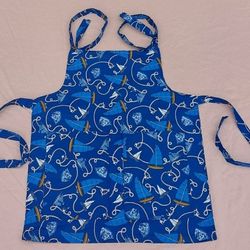 Kids Reversible Sailboat Apron-Handmade-Ages 2-4 