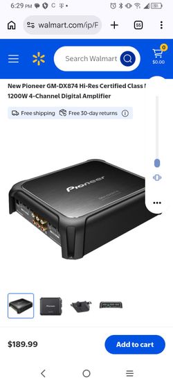 Car amp like new final price