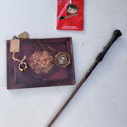 Harry Potter Items, Wand, Movie Book, Voldemort Ring, Time Turner, Harry Potter Ornament 