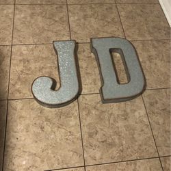 Large Metal Letters 