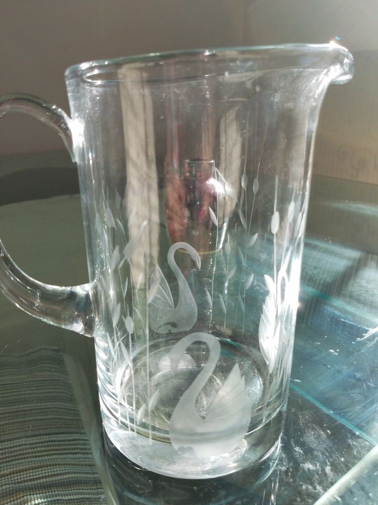 Crystal pitcher princess house
