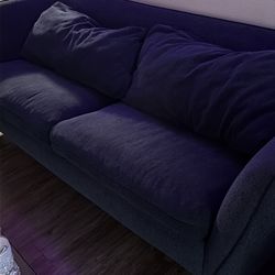 Blue couch