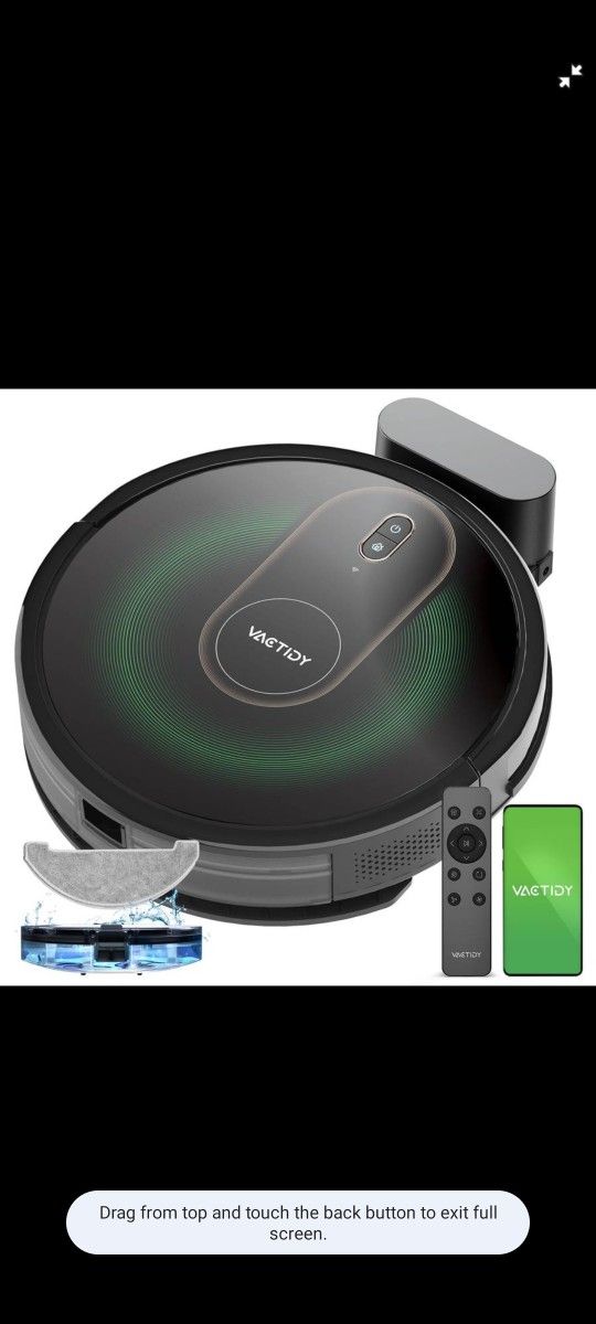 Robotic Vacuum Cleaner 2 In 1