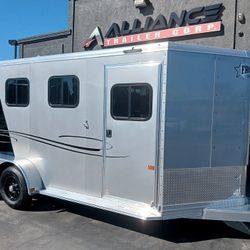82"×15'  FRONTIER HORSE TRAILER 