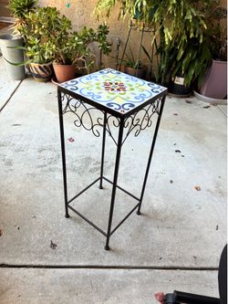 Tile top table