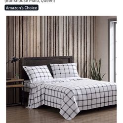 New Eddie Bauer Queen Flannel Sheets