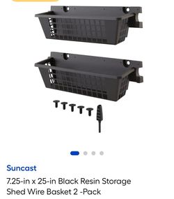 Shed baskets- Suncast