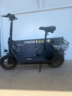 Brand New Phantom GoGo R1 Electric Scooter 🔥 Seat & Basket