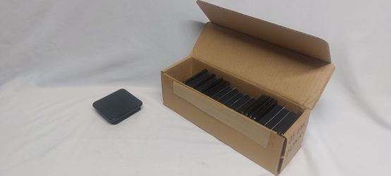 Simtec Plastic EZ-Slider Black Furniture Glides, Set of (11)