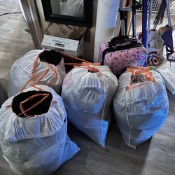 bags of clothes